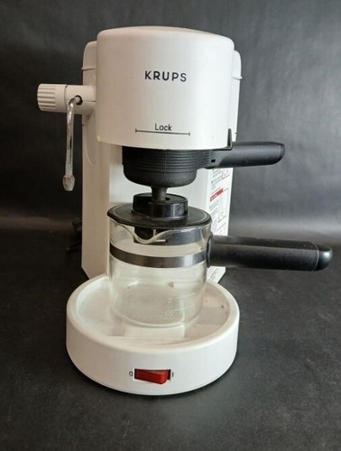 Krups bravo white espresso - krups,