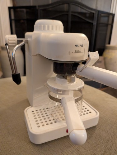 Krups white espresso machine - espresso,