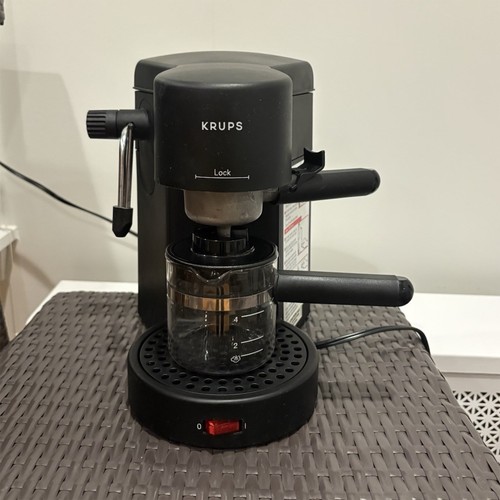 Krups black espresso machine - espresso,