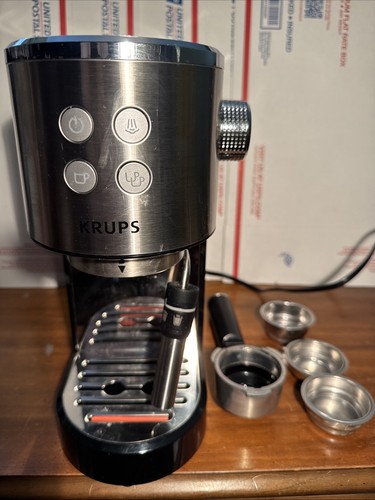 Krups stainless steel espresso - stainless,